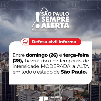ALERTA DE TEMPESTADES